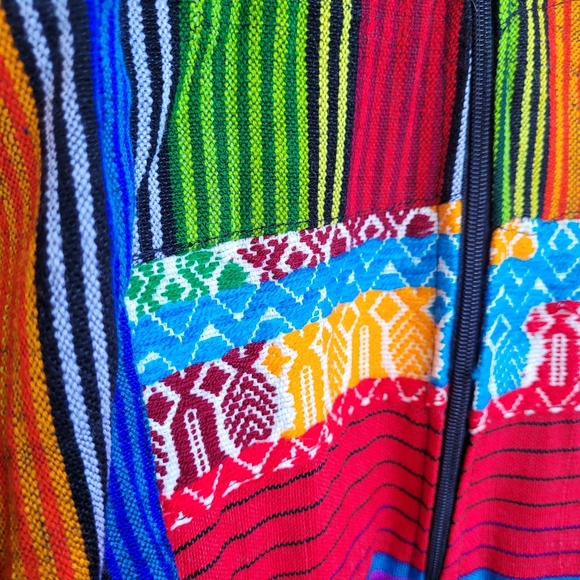 Mexican Bomber Jacket 100% Cotton - Picture 4 of 7